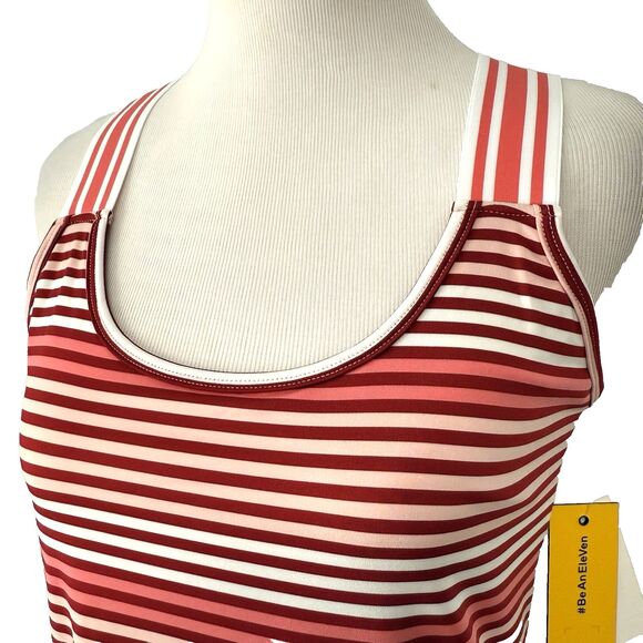 New Eleven Venus Williams Tennis Dress Size Medium Pickleball Racer Back Stripes - Picture 5 of 13